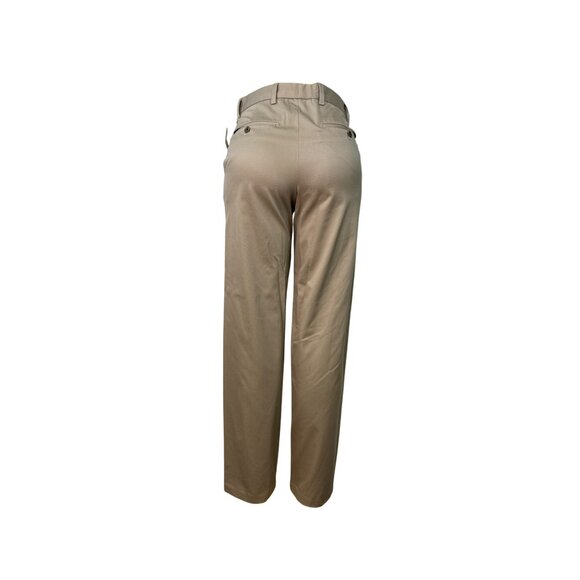 Mens Nordstrom Classics Beige Wrinkle-Free Cotton Blend Pants 29W X 32L - New - Picture 3 of 8